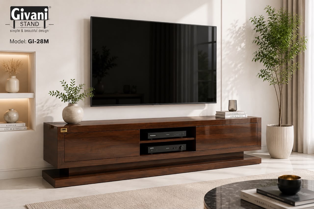 میز تلویزیون هایگلاس مدل GI0028M